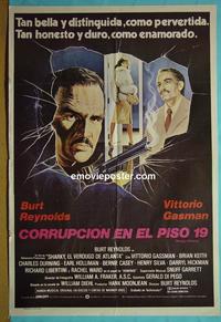 #5485 SHARKY'S MACHINE Argentinean movie poster '81