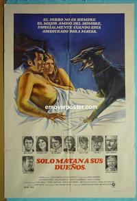 #5514 THEY ONLY KILL THEIR MASTERS Argentinean movie poster