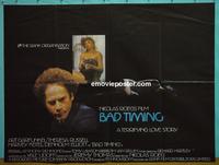 #5017 BAD TIMING British quad movie poster 80 Nicholas Roeg