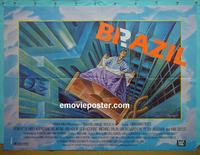 #5021 BRAZIL British quad movie poster '85 Terry Gilliam