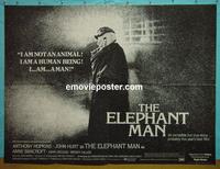 #5041 ELEPHANT MAN British quad movie poster '80 Hopkins