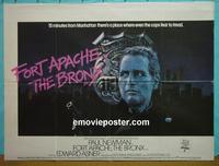 #5046 FORT APACHE THE BRONX British quad movie poster '81