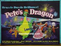 #5066 PETE'S DRAGON British quad movie poster '77 Disney