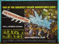 #5075 POSEIDON ADVENTURE British quad movie poster '72
