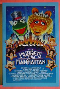 #6443 MUPPETS TAKE MANHATTAN Aust one-sheet movie poster '84