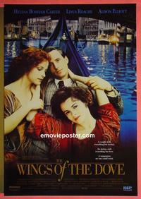 #6456 WINGS OF THE DOVE Aust one-sheet movie poster '97 Carter