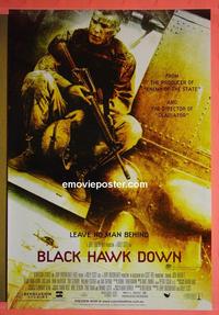 #6429 BLACK HAWK DOWN Aust one-sheet movie poster '01 Hartnett
