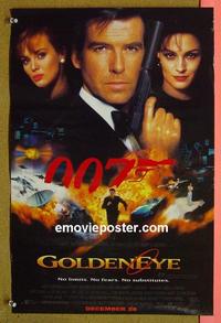 #6401 GOLDENEYE DS advance Aust daybill movie poster '95
