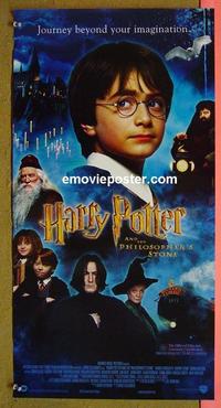 #6404 HARRY POTTER & THE PHILOSOPHER'S STONE Aust daybill movie poster