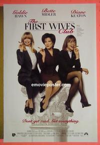 #6422 1ST WIVES CLUB DS Aust one-sheet movie poster '96 Midler