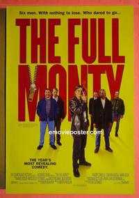 #6434 FULL MONTY Aust one-sheet movie poster '97 Robert Carlyle