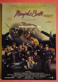 #6442 MEMPHIS BELLE ('90) Aust one-sheet movie poster '90 Modine