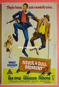 #6445 NEVER A DULL MOMENT ('68) Aust one-sheet movie poster 68 Disney