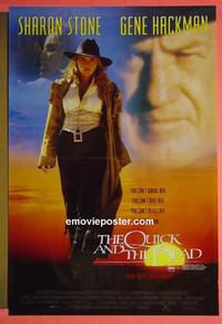 #6449 QUICK & THE DEAD ('95) Aust one-sheet movie poster '95 Stone