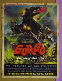 #6491 GORGO Belgian movie poster '61 Travers, Sylvester