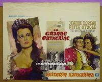 #6492 GREAT CATHERINE Belgian movie poster '68 O'Toole
