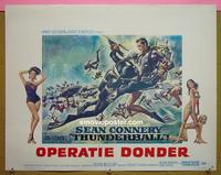 #6459 THUNDERBALL Belgian movie poster '65 Connery as Bond