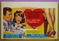 #6523 SEX & THE SINGLE GIRL Belgian movie poster 65 Curtis