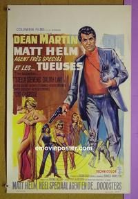 #6524 SILENCERS Belgian movie poster '66 Dean Martin