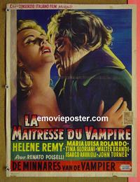 #6530 VAMPIRE & THE BALLERINA Belgian movie poster '62 Remy