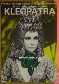 #6095 CLEOPATRA Slovak movie poster '64 Elizabeth Taylor