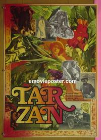 #6100 GREYSTOKE Czech movie poster '83 Lambert as Tarzan