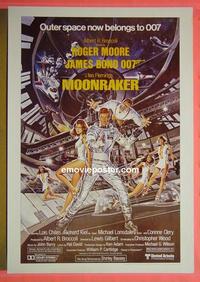 #6123 MOONRAKER English one-sheet movie poster '79 Roger Moore