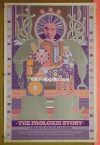 #6117 PAOLOZZI STORY British double crown movie poster '80