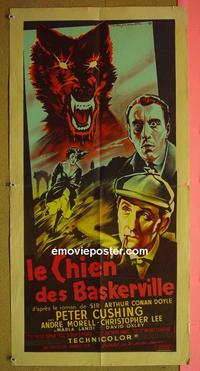 #6092 HOUND OF THE BASKERVILLES French movie poster 59