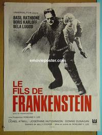 #6094 SON OF FRANKENSTEIN French movie poster R69 Karloff