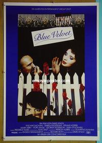 #6275 BLUE VELVET German movie poster 86 David Lynch