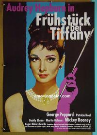 #6276 BREAKFAST AT TIFFANY'S German movie poster R86