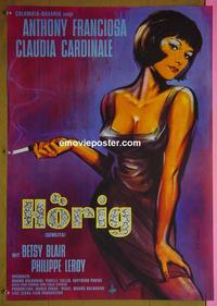 #6279 CARELESS German movie poster '61 sexy Cardinale!
