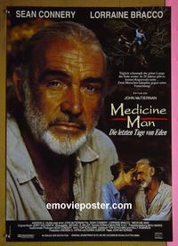 #6316 MEDICINE MAN German movie poster '92 Sean Connery