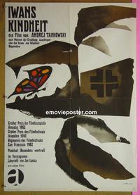 #6320 MY NAME IS IVAN German movie poster '62 Tarkovsky