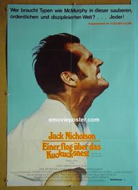 #6260 1 FLEW OVER THE CUCKOO'S NEST German movie poster '75