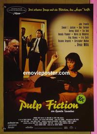 #6330 PULP FICTION German movie poster '94 Travolta,Jackson