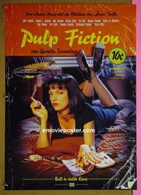 #6331 PULP FICTION Lucky Strikes German movie poster '94