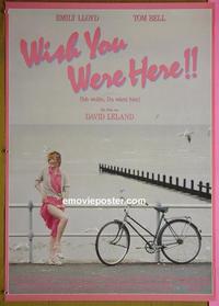 #6355 WISH YOU WERE HERE German movie poster '87Emily Lloyd