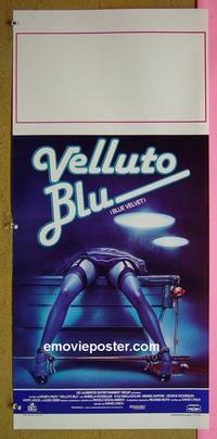 #6571 BLUE VELVET Italian locandina movie poster 86 Lynch