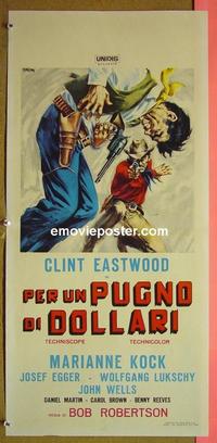 #6585 FISTFUL OF DOLLARS Italian locandina movie poster '67