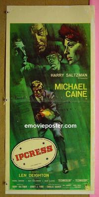 #6593 IPCRESS FILE Italian locandina movie poster '65 Caine