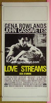 #6598 LOVE STREAMS Italian locandina movie poster '84
