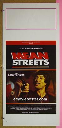 #6601 MEAN STREETS Italian locandina movie poster R80s