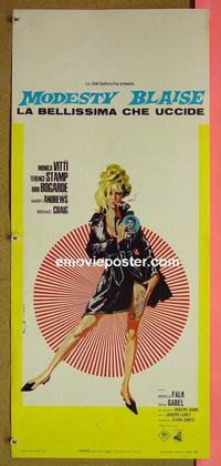 #6603 MODESTY BLAISE Italian locandina movie poster '66