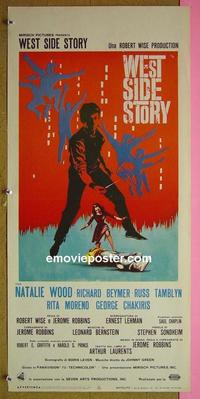 #6621 WEST SIDE STORY Italian locandina movie poster '62