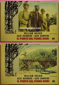 #6660 BRIDGE ON THE RIVER KWAI 2 Italian photobusta movie posters