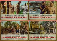 #6658 BRIDGE ON THE RIVER KWAI 4 Italian photobusta movie posters R70s