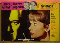 #6672 CHARADE Italian photobusta movie poster '63 Cary Grant
