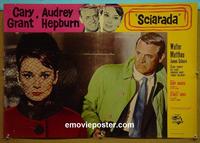 #6673 CHARADE Italian photobusta movie poster '63 Cary Grant